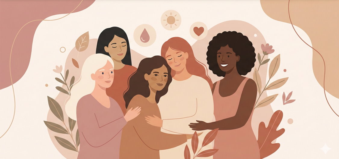 Skin.pro diverse beauty illustration